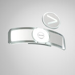 Golf Ball Marker // Silver + White