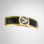 Golf Ball Marker // Gold + Black