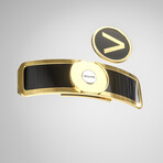 Golf Ball Marker // Gold + Black