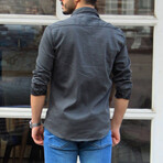 Dylan Long Sleeve Button-Up Shirt // Smoked (XS)