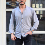 William Long Sleeve Button-Up Shirt // Gray (2XL)