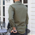 Bruce Long Sleeve Button-Up Shirt // Khaki (XS)