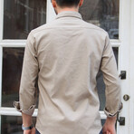 Owen Long Sleeve Button-Up Shirt // Beige (XS)