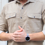 Owen Long Sleeve Button-Up Shirt // Beige (XS)