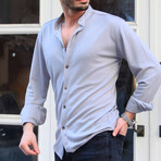 William Long Sleeve Button-Up Shirt // Gray (2XL)