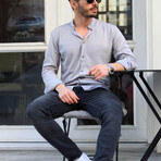 William Long Sleeve Button-Up Shirt // Gray (2XL)