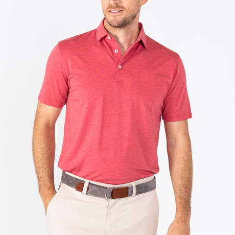 Cloud Golf Polo // Red Heather (S)