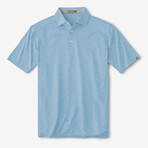 Cloud Golf Polo // Clear Blue Heather (S)