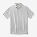 Cloud Golf Polo Ace Dot // Light Heather Gray (2XL)