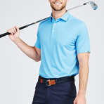 Cloud Golf Polo // Coastline Blue (S)