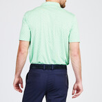 Cloud Golf Polo Ace Dot // Bermuda Heather (L)