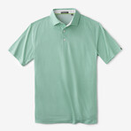 Cloud Golf Polo Fairway Texture Print // Bermuda (M)