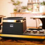 Sonic Dutch // Black (Gold Trim)