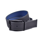 B-Urban Model 4020/35 Buckle 1012 - Reversible // Black + Navy Blue (34)