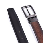 Classic Model 434/32 Buckle 3275 - Reversible // Brown + Black (34)