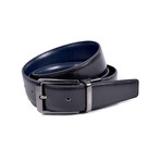 Classic Model 430/32 Buckle 4835 - Reversible // Black + Navy Blue (34)