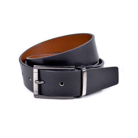 Classic Model 568/35 Buckle 203 - Reversible // Black + Medium Brown (34)