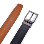 Classic Model 568/35 Buckle 203 - Reversible // Black + Medium Brown (34)