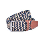 Sport Model 394/35 Buckle 2321 // Navy + Beige (M - 36)