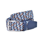 Sport Model 394/35 Buckle 2321 // Blue + Beige (M - 36)