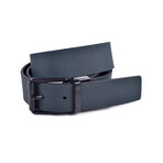 B-Urban Model 4015/35 Buckle 1669 - Reversible // Blue + Black (34)