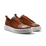 Leather Slip On Sneaker // Tobacco (Euro: 45)