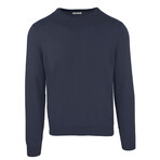 Round-Neck Sweater // Navy Blue (Medium)