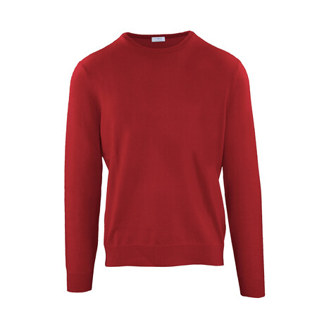 Round-Neck Sweater // Brick (X-Large)