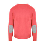 Round-Neck Sweater // Coral (Medium)