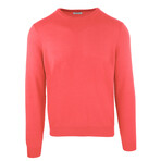 Round-Neck Sweater // Coral (Medium)