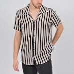 Drake Short Sleeve Button Down Shirt // Camel (S)