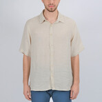Oliver Short Sleeve Button Down Shirt // Stone (XS)