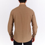 Daniel Long Sleeve Button Down Shirt // Brown (2XL)