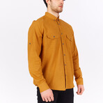 Cameron Long Sleeve Button Down Shirt // Ginger (XS)