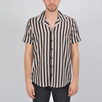 Drake Short Sleeve Button Down Shirt // Camel (S)