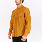 Cameron Long Sleeve Button Down Shirt // Ginger (XS)