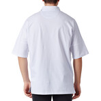 Nathan Oversized Polo Shirt // White (M)