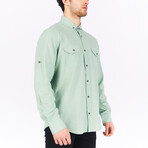 Dean Long Sleeve Button Down Shirt // Apple (XS)