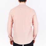 Pierce Long Sleeve Button Down Shirt // Powder (XS)