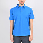 James Short Sleeve Polo Shirt // Sax (XL)