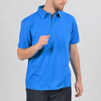 James Short Sleeve Polo Shirt // Sax (XL)