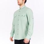 Dean Long Sleeve Button Down Shirt // Apple (XS)