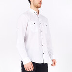 Stanley Long Sleeve Button Down Shirt // White (XL)