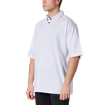 Nathan Oversized Polo Shirt // White (M)