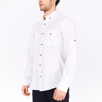Stanley Long Sleeve Button Down Shirt // White (XL)