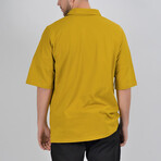 Mason Oversized Polo Shirt // Olive (S)