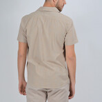 Paul Short Sleeve Button Down Shirt // Stone (XS)