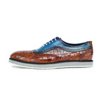 Oxford Sneaker // Croc Brown & Blue (US: 12)