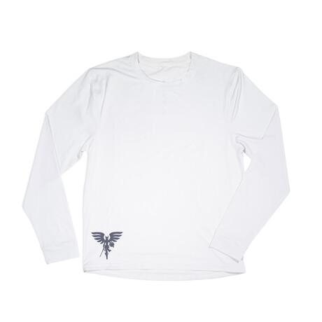 Lightweight Long Sleeve Court Tee // White (Small)