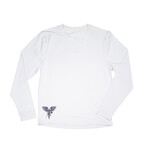 Lightweight Long Sleeve Court Tee // White (Small)